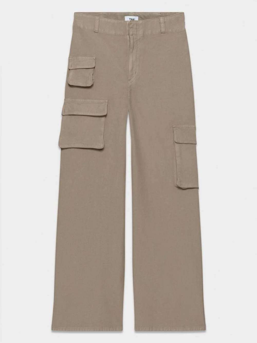 Aritzia TNA Picture Cargo Pant - Nomad Taupe High Rise, Wide Leg Trousers